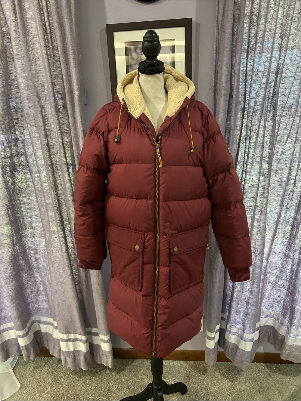 L.L. Bean Sherpa-Lined Long Puffer Coat